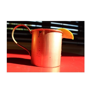 แก้วกาแฟทองแดงแท้สีโรสโกลด์งานทำมือคุณภาพสูงสำหรับดื่มไวน์เบียร์เย็นแก้วมักใช้ในบาร์โรงแรม - Product Image 1