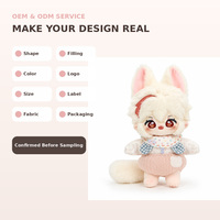 Peluche personnalisée lapin blanc 10 cm, jouet en peluche doux avec oreilles de lapin, personnage mignon, OEM ODM, vente en gros