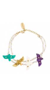 Artisanat de qualité collier de perles de rocaille multi-longues à la mode col en v bijoux de perles cadeau ethnique pour femmes et hommes - Product Image 3