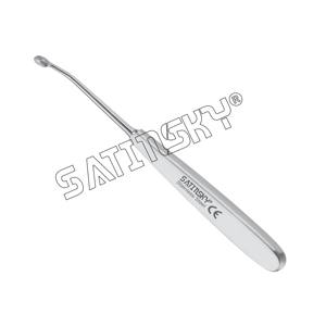 Williger 17,5 cm Curetas de hueso Instrumentos dentales manuales Acero inoxidable Fabricado AISI 420 Fabricantes de Instrumentos dentales - Product Image 1