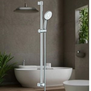 สำหรับชุดรางฝักบัวโครเมียม GROHE Tempesta 110 ขนาด 900 มม. พร้อมหัวฉีด 2 หัว 13.5 ลิตร/นาที รุ่น 27646_3 110 27646_3 900 มม. 2 หัวฉีด 13.5 ลิตร/นาที สีโครเมียม - Product Image 3