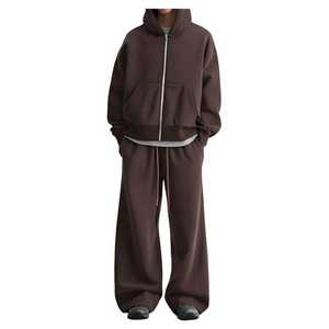 Survêtements respirant logo personnalisé entraînement course à pied sport coton polyester uni blanc Jogging vêtements de sport survêtement pour hommes porter - Product Image 2