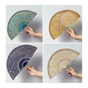 Ventilador de mano de algas marinas para pedidos a granel: de origen ético, perfecto para minoristas y planificadores de bodas - Product Image 5