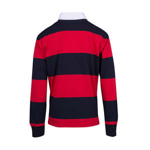 Camiseta de Rugby Unisex OEM para Adultos, 100% Algodón, Manga Larga, Transpirable, Ropa Deportiva, Camisetas de Club a Bajo Precio - Product Image 4