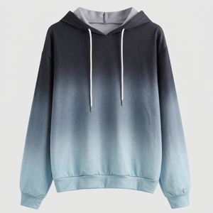 Sudaderas con Capucha para Mujer, MOQ Bajo, Mejor Calidad, Logotipo Personalizado a Precio Razonable, Color Degradado Sólido, Largo Regular, Manga Larga - Product Image 3