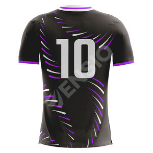 Ensemble de maillots de football à manches courtes personnalisés de haute qualité vêtements de football France personnalisés avec impression de nom - Product Image 2