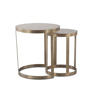 Iron & marble side <b>table</b> white marble and antique gold for bedroom living room office restaurant <b>kitchen</b> home bulk quantity 2023 - Product Image 3