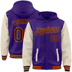 Vente de gros Vestes universitaires bleues de luxe personnalisées pour hommes manches en cuir Veste universitaire Letterman pour hommes Veste de baseball - Product Image 1