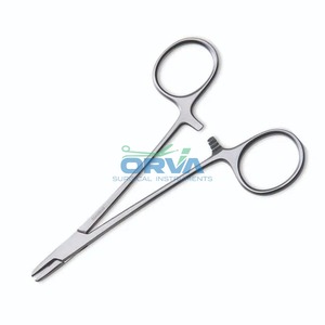 Abrazaderas de soporte de aguja Pinzas de controlador de aguja de acero inoxidable quirúrgico Soporte de aguja TC Instrumentos médicos - Product Image 3