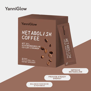 YanniGlow OEM ODM metabolisme penguat bubuk Protein kopi suplemen olahraga nutrisi penurunan berat badan pembakar lemak - Product Image 3