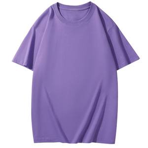 Camiseta de Algodón Grueso de 200g, Cuello Redondo, Corte Holgado, Color Sólido, Informal, Precio de Fábrica en Bangladesh, Personalizable OEM - Product Image 4