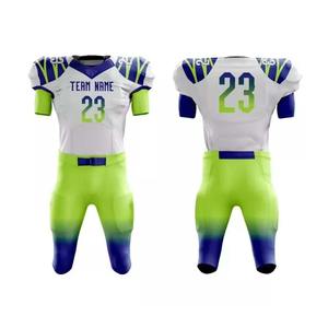 Conjunto de Uniforme de Fútbol Americano al por Mayor con Tela Deportiva Elástica |   Pantalones de Jersey de Fútbol Personalizados OEM - Product Image 1
