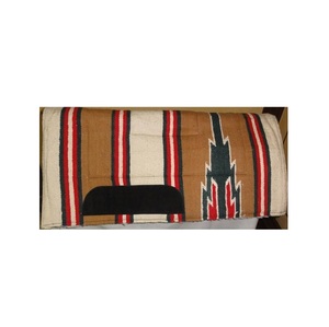 Hot <b>Sale</b> Horse Blanket Saddle Pad Outsell Cotton Filling Polyester 18mm Felt Lining Polyester Fleece Leather Sewed Black - Product Image 5
