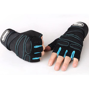 Gants d'entraînement en cuir respirants avec paume antidérapante et fermeture à lacets pour l'entraînement en force et l'exercice quotidien - Product Image 5