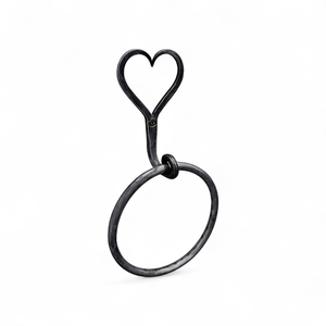 Handmade Customized round shaped black coated finished iron hooks <b>for</b> decor <b>for</b> bathroom organizer <b>for</b> <b>clothes</b> - Product Image 4