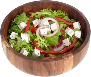 Cuenco de madera de alta calidad para servir, diseño moderno, decoración esencial para el hogar, cocina, comedor para ocasiones festivas, gran oferta de utensilios de cocina - Product Image 3