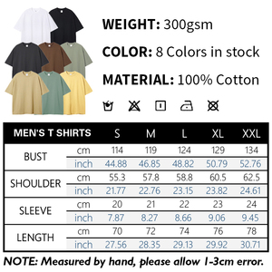 T-shirt unisexe de luxe 100 % coton, écologique, respirant, coupe oversize et carrée, grammage lourd, avec logo personnalisé, col montant, style Hip Hop pour hommes et femmes - Product Image 4