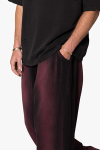 Vente chaude, pantalon de survêtement pour homme de haute qualité, personnalisé, mi-lourd, ample, délavé au soleil, lavage moyen, jambe large, surdimensionné, streetwear décontracté, toile - Product Image 6