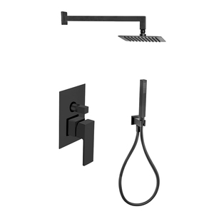 Juego de ducha KYRA 2 negro mate elegantes juegos de baño - Product Image 2