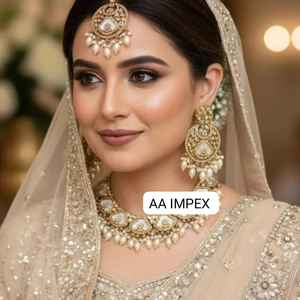 Los últimos conjuntos de joyería de moda, joyería chapada en oro de 18 quilates para mujer, collar de estilo modesto, pendientes, joyería de boda para adultos - Product Image 3