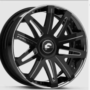 NOUVEAU DESIGN ORIGINAL EN PROMOTION Jantes Concavo Chrome Forgées pour Giato, Tailles 20, 22, 24, Design Échelonné - Product Image 1