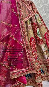 Designer Perfect Bridal Wear Lehenga Choli Avec Deux Dupatta - Product Image 4
