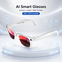 Gafas Inteligentes con Doble Cámara, Grabación de Video 4K, Asistente de IA, Resistencia al Agua IP66, Traducción en Tiempo Real, Carga Magnética y Control por Voz