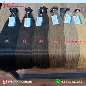 Listo Para Enviar Mejor Calidad Lujo Hueso Recto Granel Muchos Colores Extensiones de Cabello Humano - Product Image 1