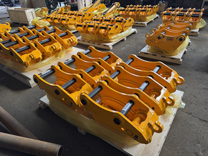 Acoplador Mecánico de Cambio Rápido para Miniexcavadora <span class=keywords><strong>JCB</strong></span> 3CX, Acoplamiento Rápido Manual para CASE580, Cargador VOLVO BL71 - Product Image 4