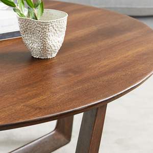 High Quality Rustic Wooden Round Coffee <b>Table</b> Modern Design for Living Room <b>Decor</b>-Factory Direct Sale - Product Image 3