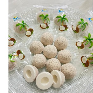 High Quality Light Brown and White Hard Coconut Tablet <b>Candy</b> Vietnam Supply Premium Coconut Shell Hard <b>Candy</b> - Product Image 4