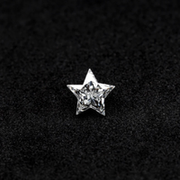 Diamante Cultivado en Laboratorio con Forma de Estrella de 0.8ct, Claridad VVS VS, Color DE, Corte Excelente, Diamante Suelto para Joyería Personalizada, Directo del Fabricante