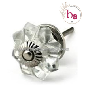 Perillas de cristal para muebles, pomos de melón y mango de tirar [CRK 112] - Product Image 1