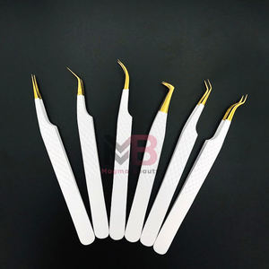 แหนบต่อขนตา Top Trend รุ่นปลายทองคำ สำหรับต่อขนตาแบบ Boot Volume  ทำจากสแตนเลสอย่างดี ทนทาน จับถนัดมือ - Product Image 6