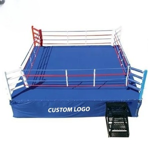 Venta al por mayor Competencia Profesional Anillo de Boxeo Falda Lateral Lona Oxford CORDURA Tela Duradero Ligero Personalizado Color Logo - Product Image 4