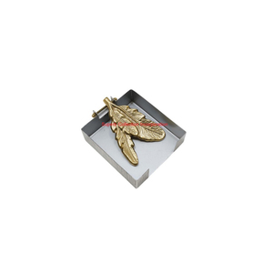 Servilletero de Metal Dorado Ecológico y Duradero Hecho a Mano con Diseño de Rama de Olivo, Soporte Decorativo para Servilletas de Mesa para Cocina - Product Image 5
