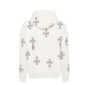 ชุดวอร์มผ้าฝ้าย100% ดีไซน์พลอยเทียมสำหรับผู้ชายชุดวอร์มผ้าฝ้ายออกแบบโลโก้ได้ตามต้องการ - Product Image 4