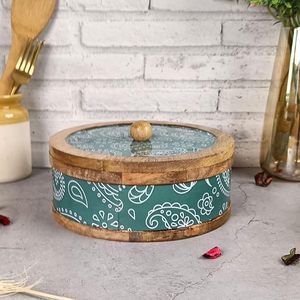 กล่องไม้สำหรับใส่จาปาตีพร้อมฝาปิด สำหรับการจัดโต๊ะอาหารที่สวยงามและมีประโยชน์ กล่องเก็บจาปาตีไม้แท้ ราคาดีที่สุด - Product Image 6