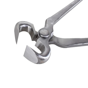 Pinza de pezuña de acero forjado profesional, herramienta de herrador Premium, agarre ergonómico duradero, recorte de pezuña reutilizable, instrumento veterinario - Product Image 2