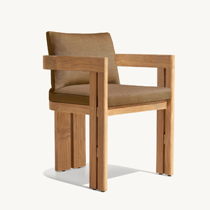 Chaise simple en teck en vente chaude, style moderne, adaptée à l'extérieur, avec des pieds solides et durables - Product Image 3