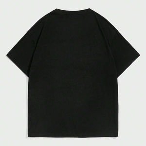 T-shirt d'été respirant 100% coton 260 grammes Tissu doux Coupe confortable Coupe régulière Streetwear Tendance mode - Product Image 2