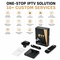 BOXPUT Q11 TV Box Amlogic S905X4 Android 14 4GB 32GB 8K 1000M BT Control Remoto Widevine L1 Logotipo de Arranque Personalizado 1 unidad MOQ TV CMS ODM Fábrica