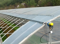 Hotselling grote multi-span polyethyleen folie kas, PO PE folie kas kit en kasbeplantingsplan
