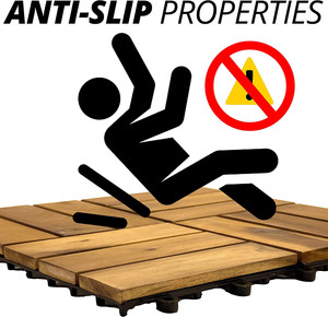 Viet Wood 300x300mm Contemporary Waterproof Anti-Slip Vietnam Acacia Outdoor <b>Decking</b> Matt Finish Oiling Surface Total Solution - Product Image 6