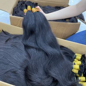 ผมต่อแบบชาวเวียดนามผมมนุษย์ผมตรงยาวสีดำธรรมชาติ - Product Image 5