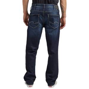 Jeans de Mezclilla Elásticos Ajustados de Moda al por Mayor para Hombre, Pantalones de Mezclilla de Talla Grande de Diseñador con Diseño Completamente Personalizable - Product Image 1