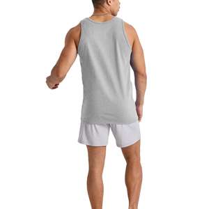 Camiseta sin mangas de Color sólido personalizada para hombre 2023, algodón transpirable, básico, para gimnasio, de talla grande, ropa deportiva fabricada a un precio barato - Product Image 6