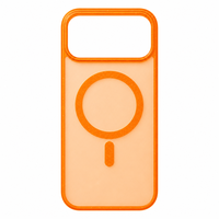 Coque de téléphone magnétique en acrylique mat effet peau avec couleurs contrastées pour iPhone 18 Pro Max et série 17