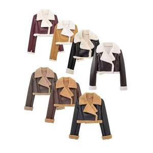 Ropa de calle Moda Mujer Ropa de cuero Ropa de mujer Chaqueta Chaquetas de talla grande Ropa de mujer - Product Image 3