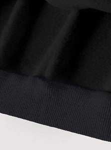 เสื้อฮู้ดแขนทรงโคมไฟสไตล์ลำลองสำหรับผู้หญิง รุ่นใหม่ประจำฤดูใบไม้ร่วง คอวีทรงหลวม สามารถเลือกสีได้ - Product Image 2